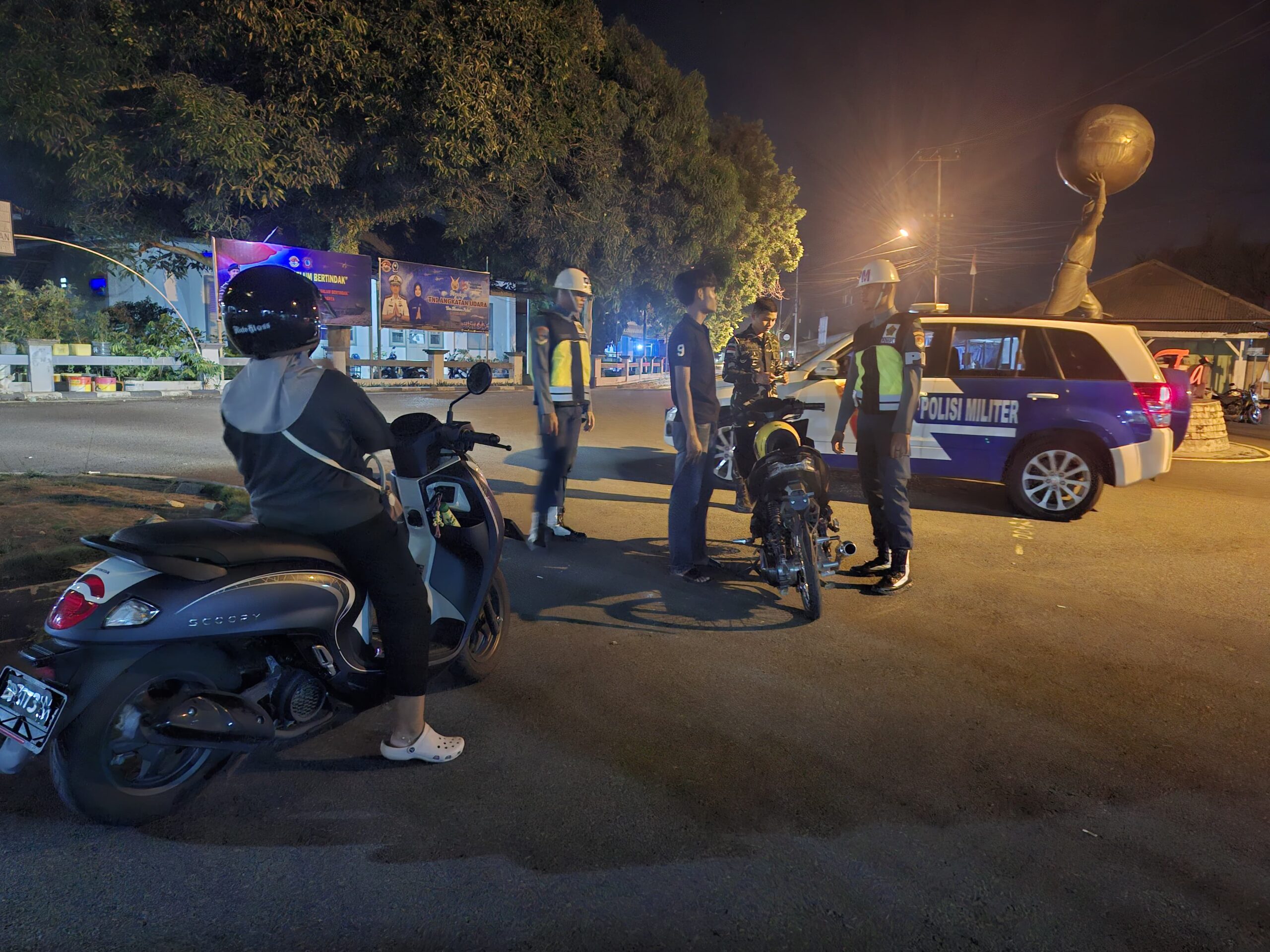 Denpom Lanal Bintan Tertibkan Penggunaan Knalpot Brong, Wujudkan Ketertiban dan Kenyamanan Lingkungan
