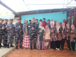 Peringati HUT Ke-40, Lanal Bengkulu Salurkan Bantuan Sembako Ke Panti Asuhan