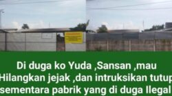 Dugaan Ilegal Pabrik Pengolahan Limbah Ban Bekas Di Tanjung Bintang, Diam Diam Beroperasi