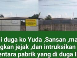 Dugaan Ilegal Pabrik Pengolahan Limbah Ban Bekas Di Tanjung Bintang, Diam Diam Beroperasi