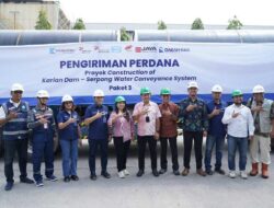 Perkuat Dukungan Infrastruktur Air Krakatau Pipe Resmi Memulai Pengiriman Perdana Proyek Karian