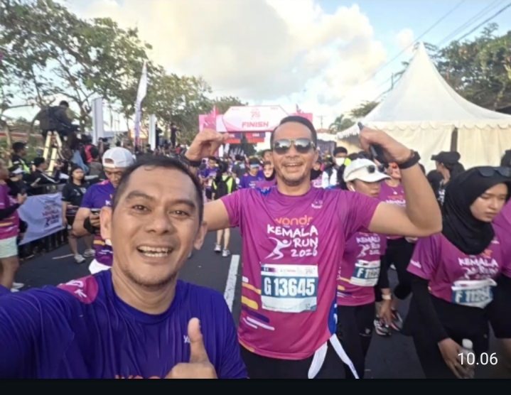 Direktoral Kriminal Khusus Polda Sulsel Ramaikan Kemala Run 2026 Di Bali