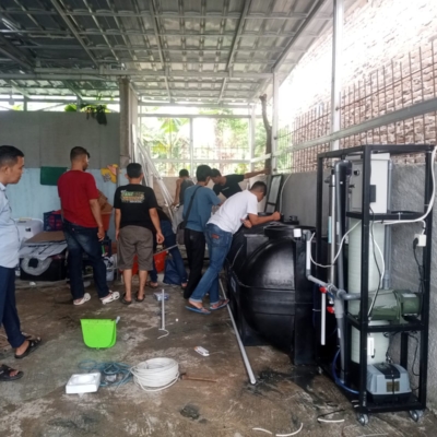 Dapur MBG Yayasan Amanah Cinta Indonesia Mulai Pakai IPAL Sesuai Standar BGN