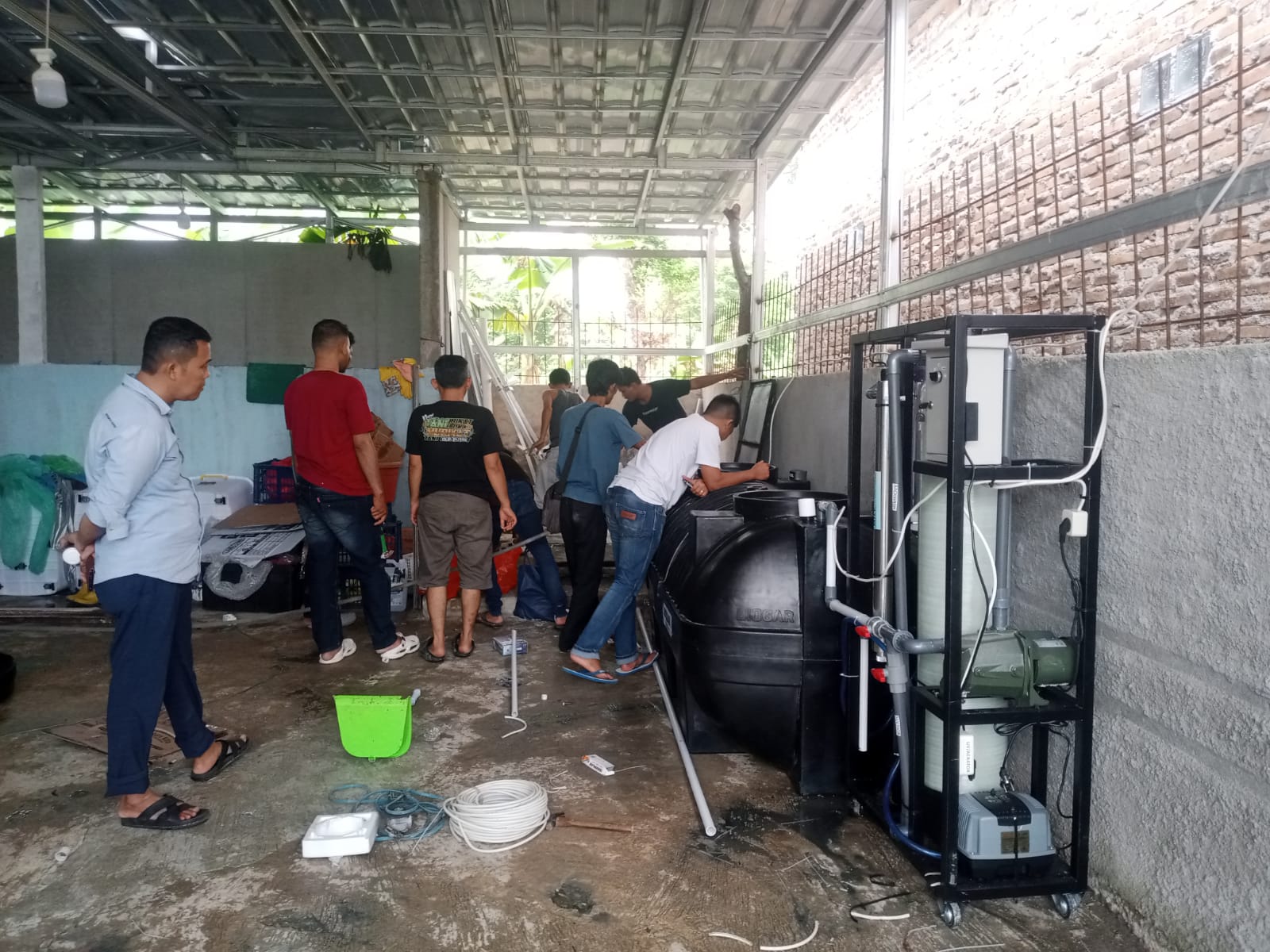 Dapur MBG Yayasan Amanah Cinta Indonesia Mulai Pakai IPAL Sesuai Standar BGN