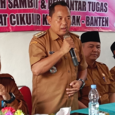 Pisah Sambut Camat Cikulur: Estafet kepemimpinan dari PLT Vidia Indera Ke Iwan Arsiwan
