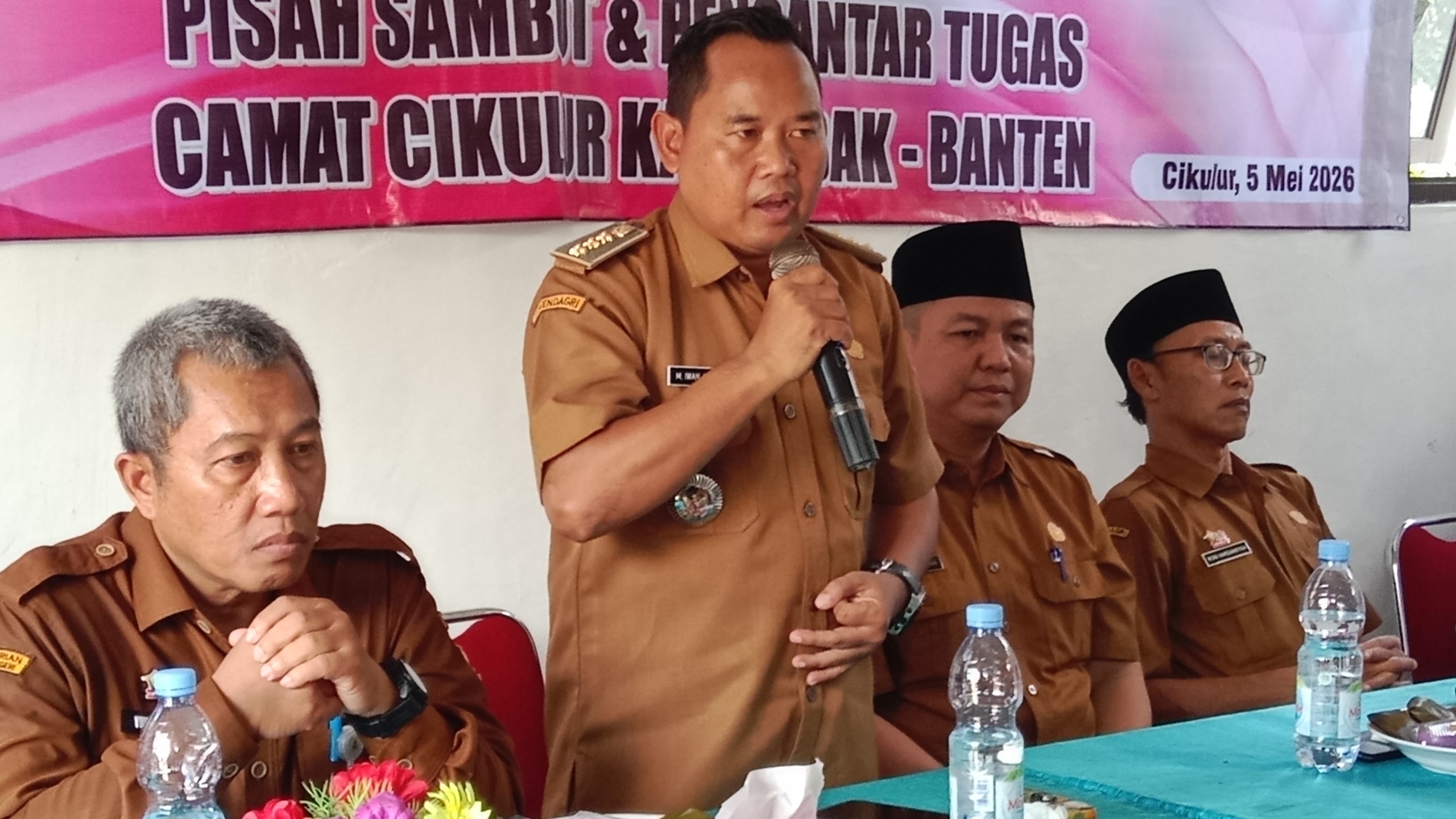 Pisah Sambut Camat Cikulur: Estafet kepemimpinan dari PLT Vidia Indera Ke Iwan Arsiwan