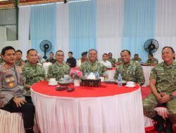 Danlanal Bintan Mewakili Dankodaeral IV Hadiri Peresmian Operasional 1.061 KDKMP Secara Online Oleh Presiden RI