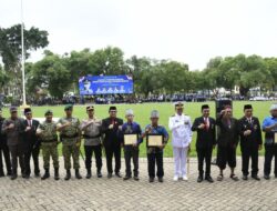 Danlanal Banjarmasin Pimpin Upacara HUT Ke-77 Proklamasi Pemerintahan Gubernur Tentara ALRI Divisi IV Pertahanan Kalimantan Tahun 2026
