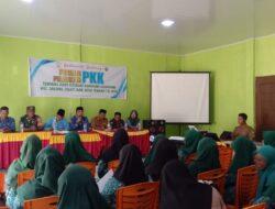 Babinsa Koramil 06/Jagong Hadiri Pelatihan Adat-Istiadat bagi Ibu PKK di Desa Gegarang.