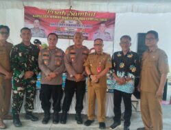 Pisah sambut kapolsek lama dan baru kecamatan waway karya yang Haru