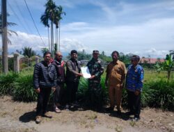 Babinsa Koramil 04/PRG Dampingi BPN Cek Legalitas Tanah Yang Akan Dibangun KDKMP