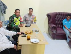 Wujudkan Stabilitas Di Desa Binaan, Babinsa Bersama Bhabinkamtibmas Gelar Komsos