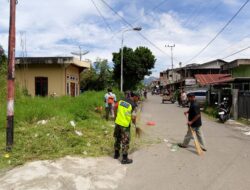 Babinsa Koramil 01/Lut Tawar Laksanakan Karya Bakti Bersama Warga di Wilayah Binaan