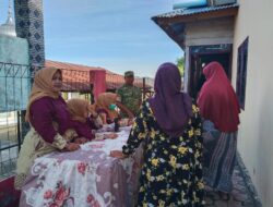 Tingkatkan Pelayanan Kesehatan Di Desa, Babinsa Dampingi Kegiatan Posyandu