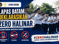 Lapas Batam Deklarasikan Zero Halinar, Komitmen Bersih dari Handphone Ilegal, Pungli, dan Narkoba