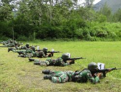 Asah Kemampuan, Prajurit Kodim 0119/BM Gelar Latihan Menembak Semester I TA 2026