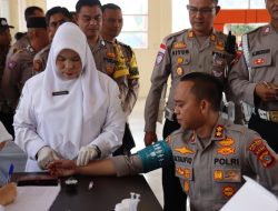 Aksi Kemanusiaan Sambut Hari Bhayangkara ke-80, Polres Aceh Tengah Gelar Donor Darah Untuk Masyarakat