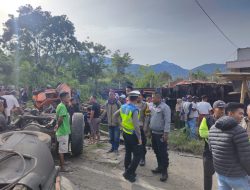 Laka Lantas Di Bener Meriah Pejalan Kaki Meninggal Dunia Ditabrak Truk Fuso Bermuatan Semen