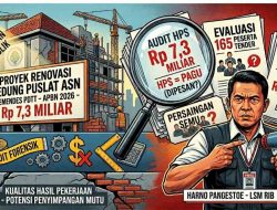 TENDER RENOVASI GEDUNG PUSLAT ASN KEMENDES Rp7,3 MILIAR DISOROT, LSM-RIB DESAK AUDIT HPS, PROSES EVALUASI 165 PESERTA, DAN KUALITAS HASIL PEKERJAAN