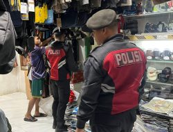 Ciptakan Lingkungan Aman dan Nyaman, Sat Samapta Rutin Sambangi Pusat Keramaian
