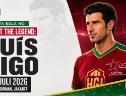 Legenda Sepak Bola Dunia Luís Figo Bakal Meriahkan Puncak Pesta Bola HGI 2026 di Jakarta pada 12 Juli 2026