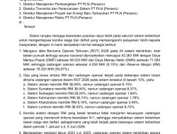 *Darmawan Prasodjo: Janji Palsu, Risiko Diabaikan dan Sejarah Laporan Bohong Dalam Pengelolaan Listrik di Sumatera*