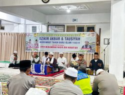 Sambut Tahun Baru Islam 1448 H dan Hari Bhayangkara ke-80, Polres Bener Meriah Gelar Dzikir Akbar Bersama Masyarakat.