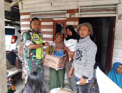 Babinsa Dampingi Pendistribusian Bantuan Pangan, Wujudkan Kesejahteraan Masyarakat