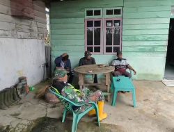 Babinsa Koramil 05/Linge Laksanakan Komsos Bersama Masyarakat Desa Kute Keramil untuk Pererat Kemitraan TNI dan Rakyat