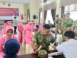 Kodim 0119/BM Ikuti Bakti Kesehatan Dalam Rangka Hari Bhayangkara Ke 80