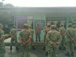 Danramil 03/TG Pimpin Apel Pagi, Tingkatkan DisplinDan Kinerja Anggota