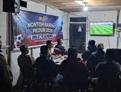 Nobar Piala Dunia Polres Aceh Tengah Bersama Masyarakat Perkuat Kamtibmas