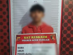 Satreskrim Polres Aceh Tengah Tangkap Tiga Pelaku Kasus Jarimah Pelecehan Seksual dan Pemerkosaan terhadap Anak