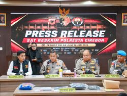 Selama Juni 2026, Satreskrim Polresta Cirebon Ungkap 9 Kasus dan Amankan 10 Tersangka