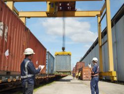 KAI Logistik Kelola 6,8 Juta Ton Angkutan Barang hingga Mei 2026