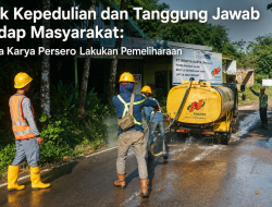 Bentuk Kepedulian dan Tanggung Jawab Terhadap Masyarakat: PT Nindya Karya Persero Lakukan Pemeliharaan Jalan