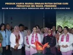Rutan Kelas IIA Batam Tampilkan Karya Warga Binaan di Hadapan Ibu Wakil Presiden, Produk Kreatif Tuai Apresiasi