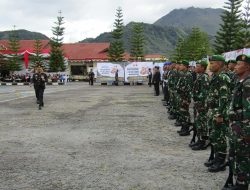 Dandim 0119/BM Letkol Inf Ahmad Fauzi Hadiri Upacara Peringatan HUT Bhayangkara ke-80 Polri