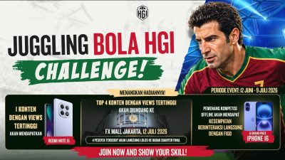 Higgs Games Island Buka Kesempatan Interaksi Langsung dengan Legenda Sepak Bola Luís Figo lewat Kompetisi Juggling