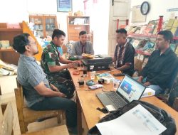 Babinsa Koramil 06/Jagong Perkuat Sinergi Melalui Komsos Bersama Aparatur Desa Bukit Sari