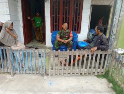 Babinsa Koramil 02/Wih Pesam Pererat Silaturahmi dan Ajak Warga Jaga Kerukunan di Bener Meriah