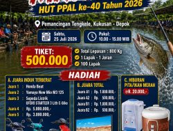 PPAL Gelar Lomba Mancing Dalam Rangka HUT Ke-40, Ajak Masyarakat Meriahkan Semangat Kebersamaan