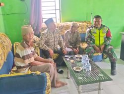 Babinsa Desa Mangku Laksanakan Komunikasi Sosial Bersama Tokoh Masyarakat