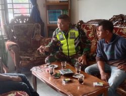Babinsa Koramil 03/TG Pastikan Data Teritorial Wilayah Binaan Sesuai Kondisi Di Lapangan