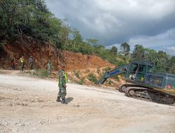 Jembatan Bailey Desa Bintang Bener Mulai Dibangun Kopka Waluyo Monitoring Pengerjaannya
