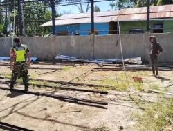 Babinsa Koramil 04/PRG Lakukan Monitoring Pembangunan KDKMP di Desa Gemasih