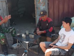 Cegah Karhutla, Babinsa Komsos Dengan Warga Diwilayah Teritorial