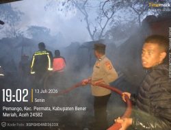 Rumah yang Dijadikan Bengkel Las di Kecamatan Permata Terbakar, Diduga Berawal dari Dapur