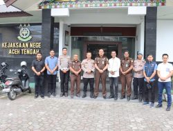 Perkuat Sinergitas, Polres Aceh Tengah Silaturahmi ke Kejari dan Kodim 0106/Aceh Tengah