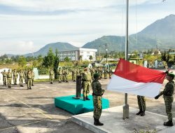 Kasdim 0119/BM Kapten Czi Aep Mukhran Halid Pimpin Upacara 17-an dan Bacakan Amanat Kasad